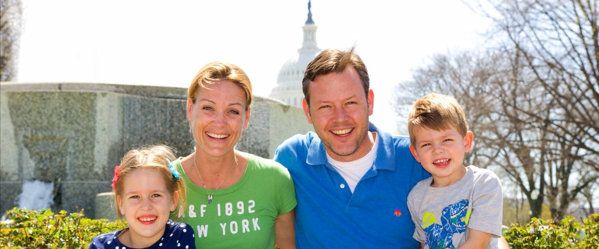 Family in Washington D.C.