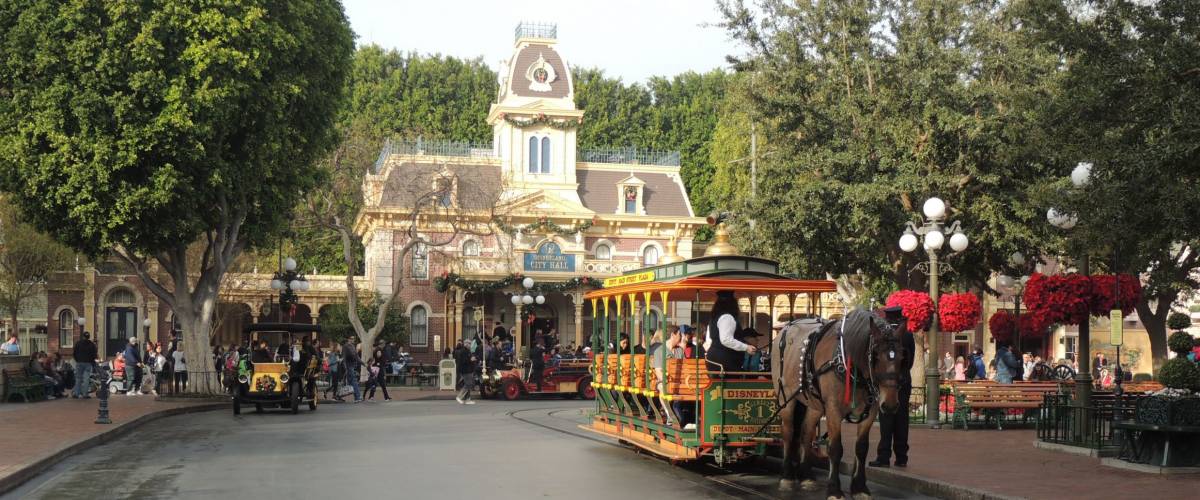 Anaheim, California / USA - January 02 2018: Disneyland Anaheim California various rides and sights