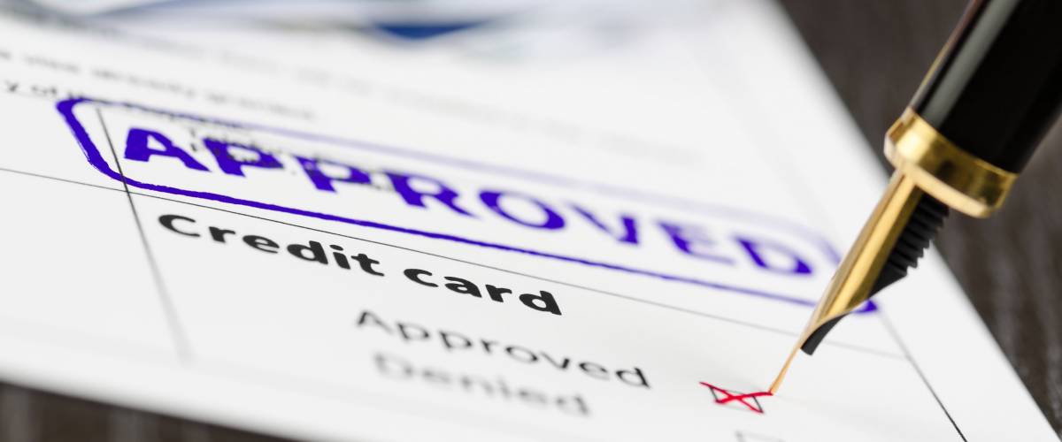 approved credit card application
