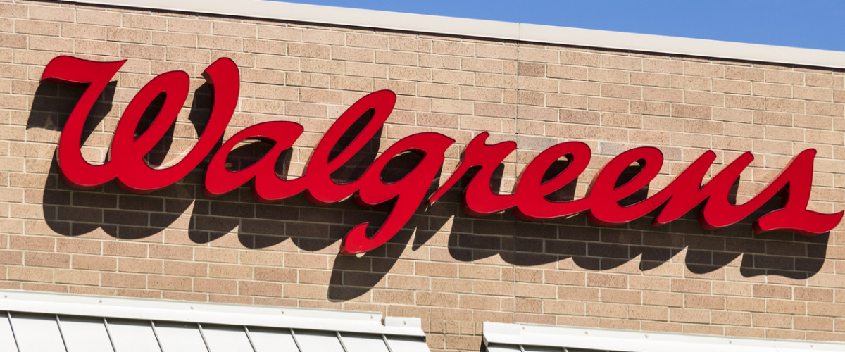 Walgreens storefront sign