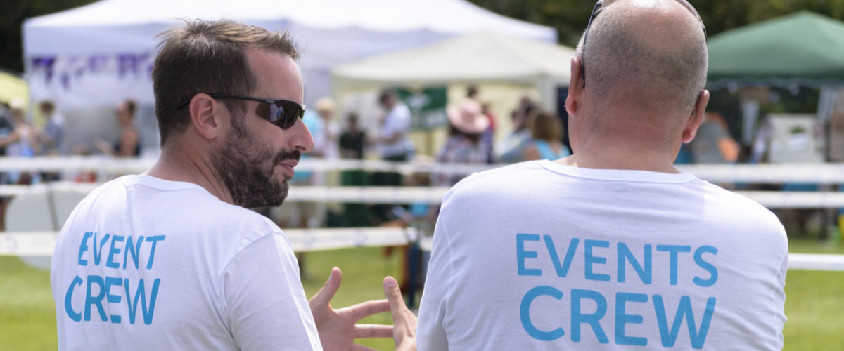 Events Crew at an event outdoors