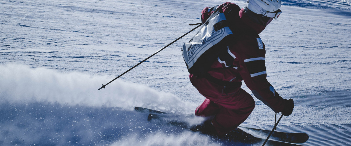 Downhill skiing