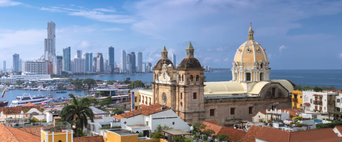 View of Cartagena de Indias, Colombia