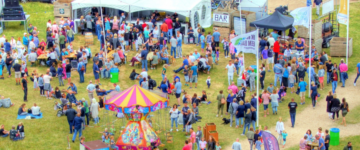 Family fun day festival outdoors