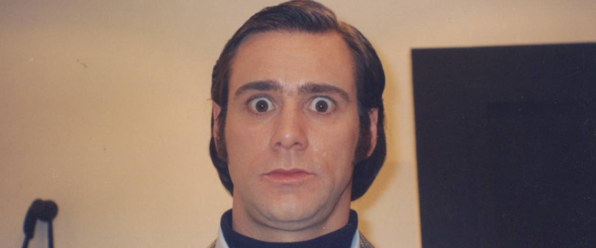 Jim Carrey as Andy Kaufman, production still from
