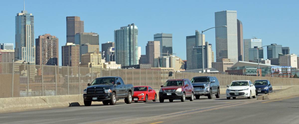 DENVER, COLORADO - FEBRUARY 25, 2016: DOWNTOWN
