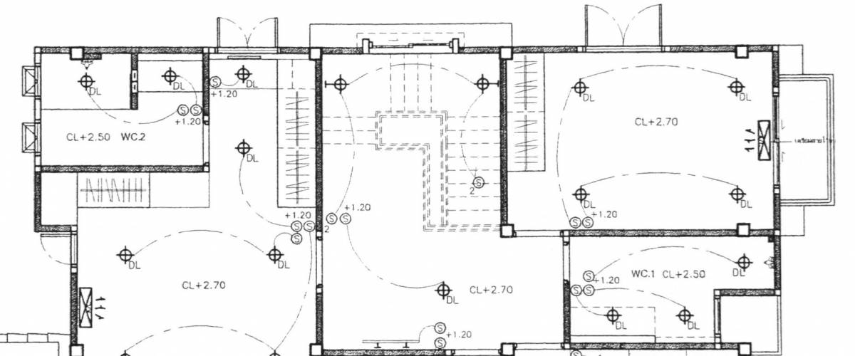 House plan - Ceiling and Lighting plan