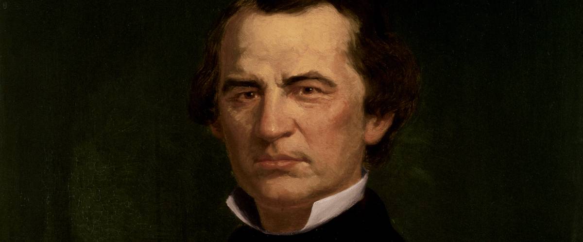Official Presidential portrait of Andrew Johnson by Eliphalet Frazer Andrews