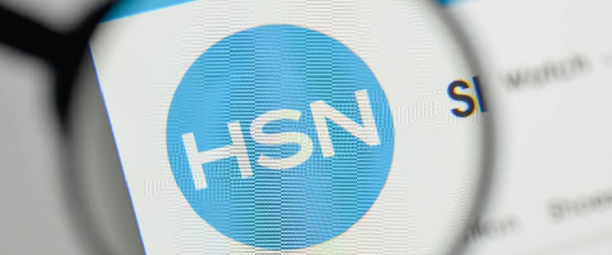 Milan, Italy - November 1, 2017: HSN logo on the website homepage.