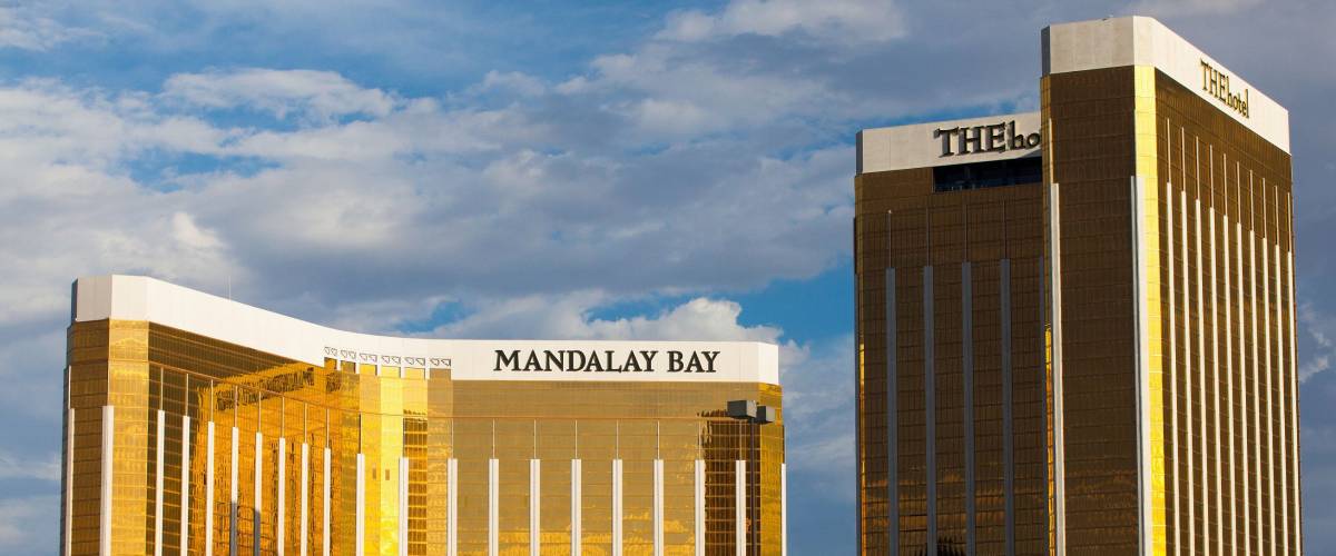 Las Vegas, USA - JULY 7 ,2011:Mandalay Bay in Las Vegas. Mandalay Bay Resort and Casino in Las Vegas offers unmatched luxury, fine dining, renowned entertainment, personal service...