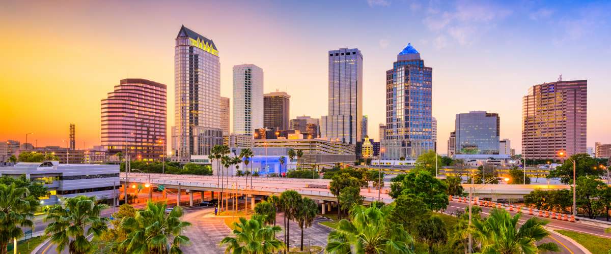 Tampa, Florida downtown skyline
