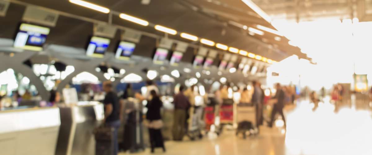 airline ticket counter