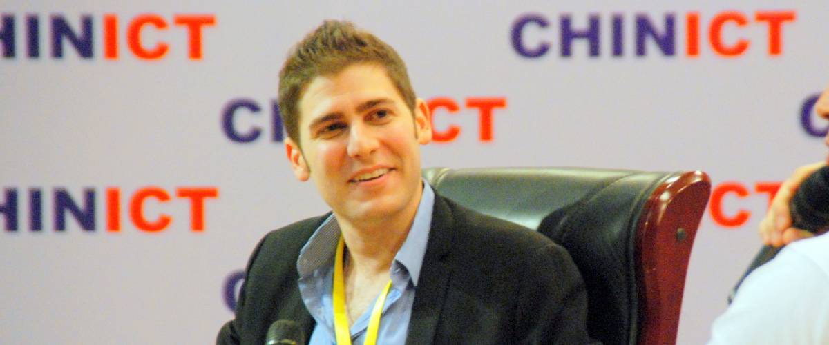 Facebook's co-founder Eduardo Saverin at the 8th annual edition of the CHINICT conference on May 25th 2012 in Beijing, China.