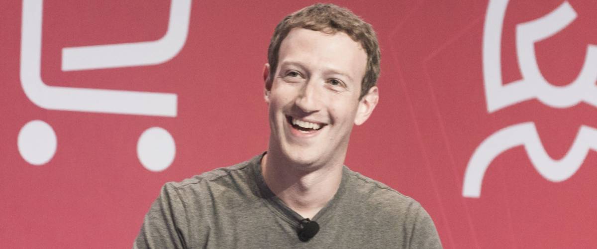 BARCELONA - FEBRUARY 22: Facebook CEO Mark Zuckerberg speaking at the Mobile World Congress on February 22, 2016, Barcelona, Spain.