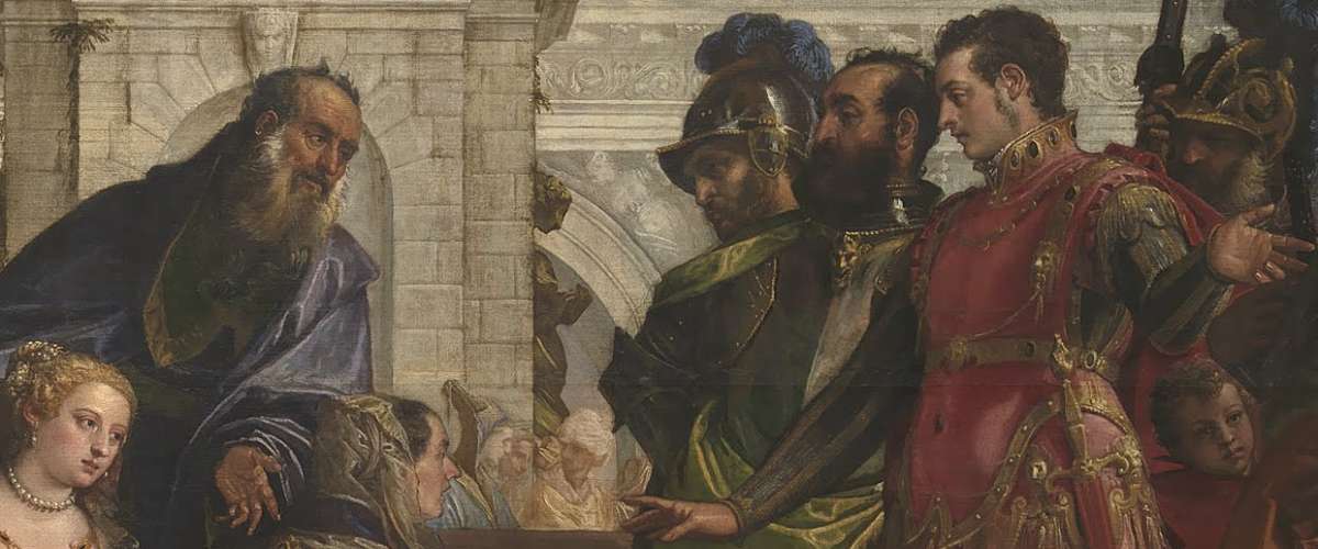 Family of persian king Darius before Alexander The Great after Battle of Issus