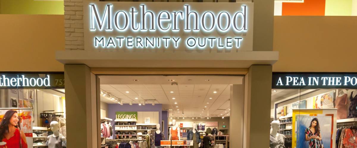 Toronto, Canada - March 24, 2018: Motherhood Maternity storefront in Vaughan Mills in Toronto.