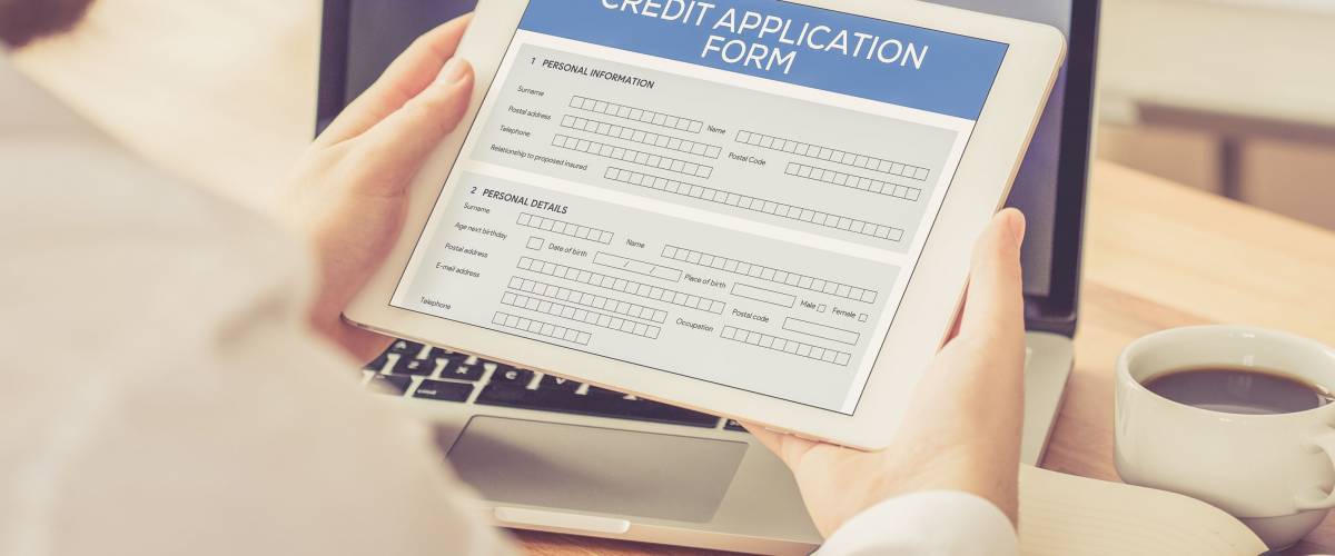 CREDIT APPLICATION FORM CONCEPT