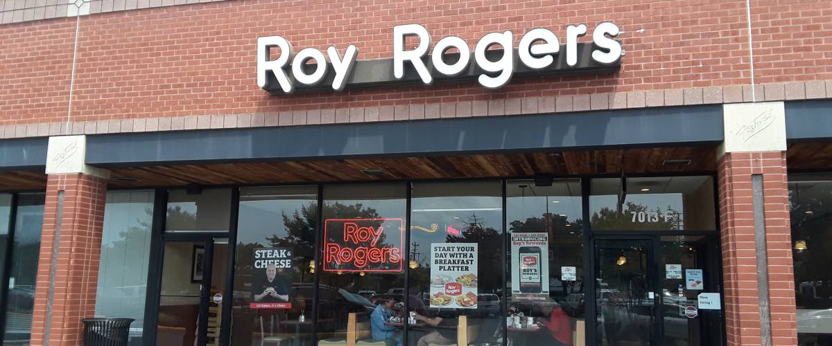 Roy Rogers restaurant in Franconia, Virginia. June 2018.