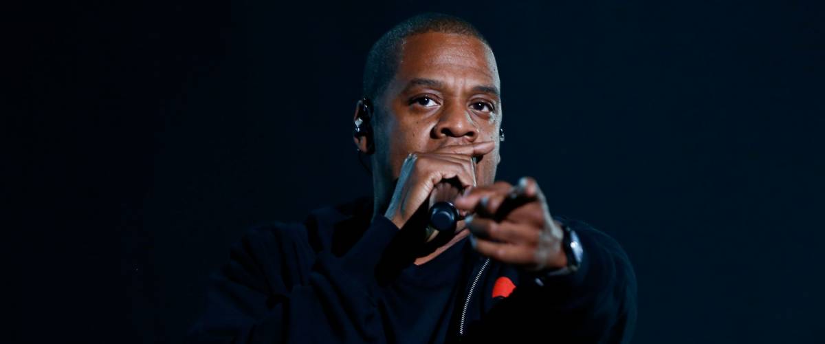 Rapper Jay-Z performs onstage