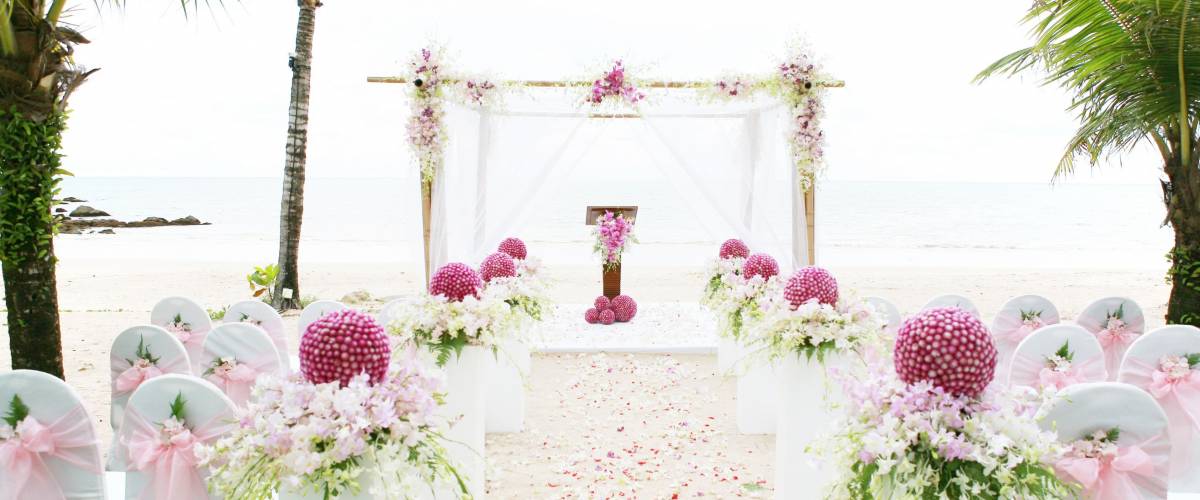 No matter where you get married, you'll need to watch your flower budget