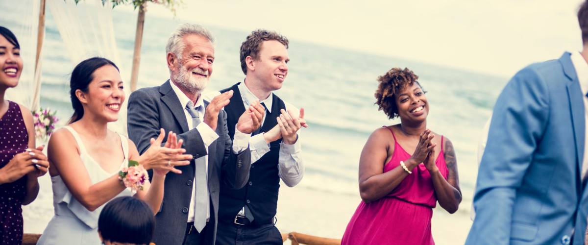 You don't need a huge guest list for the wedding to feel special