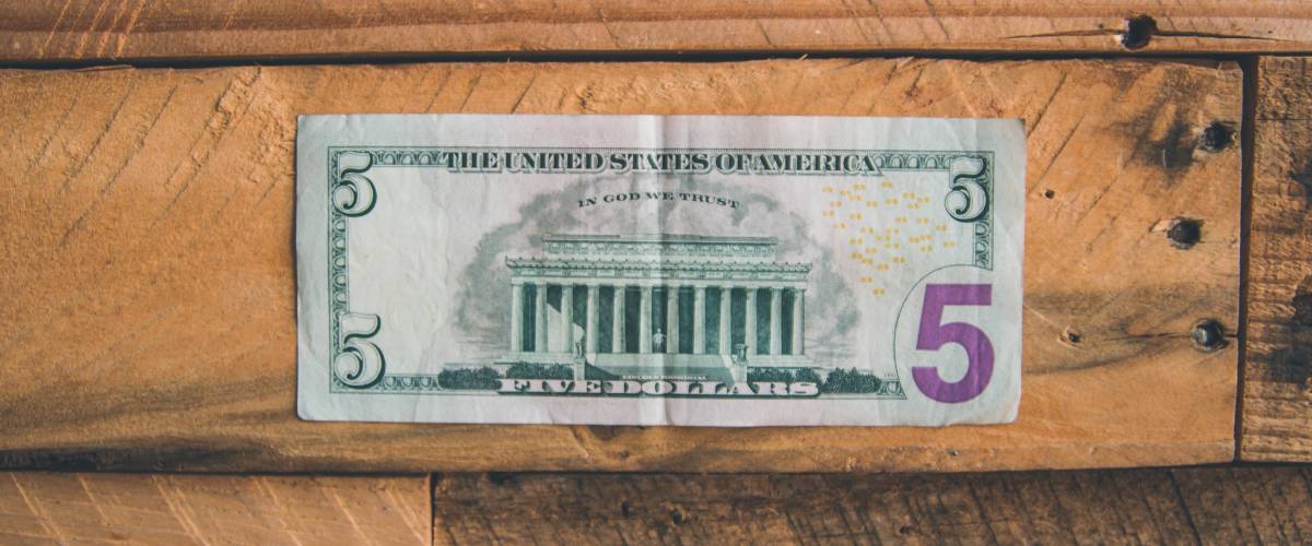 Five dollar bill