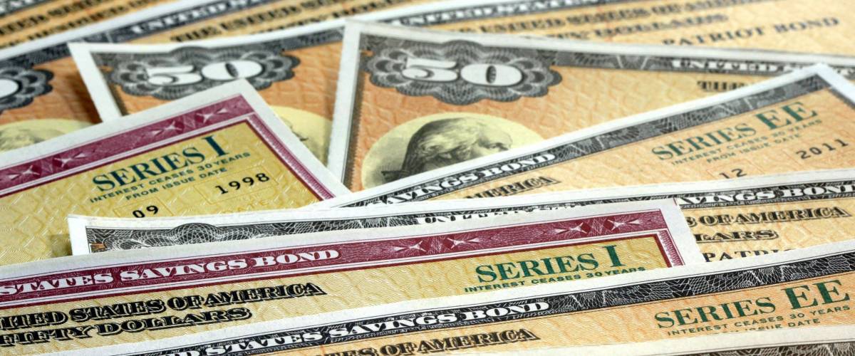 United States Treasury Savings Bonds - Investment wealth concept