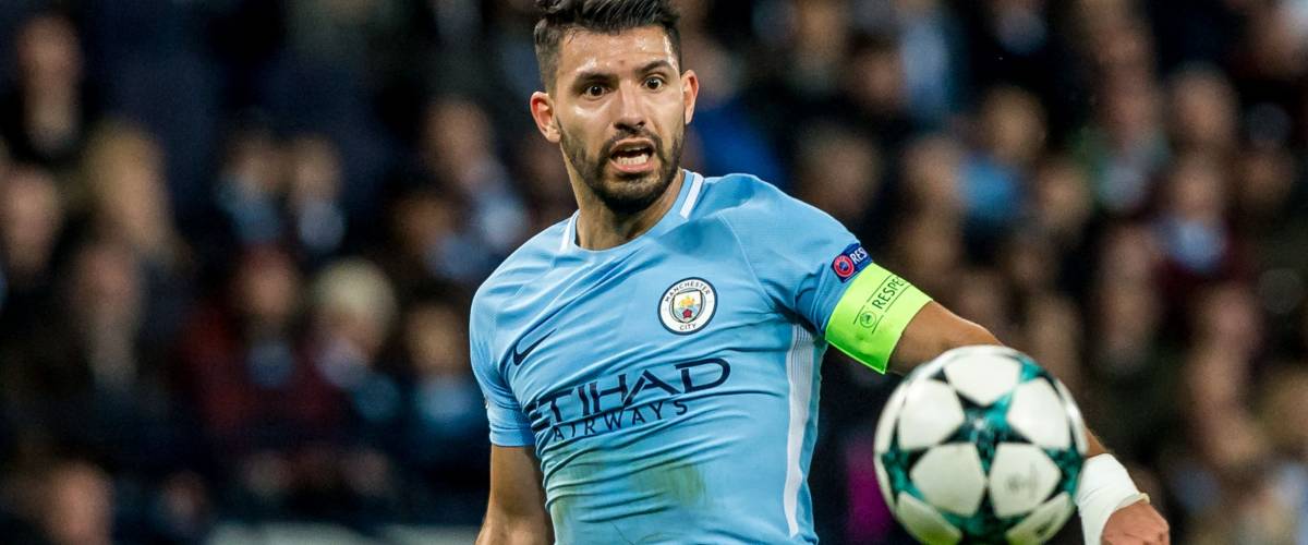 UNITED KINGDOM, MANCHESTER - November 21th 2017: Sergio Aguero During the Champions League match Manchester City - Feyenoord at the Etihad Stadium