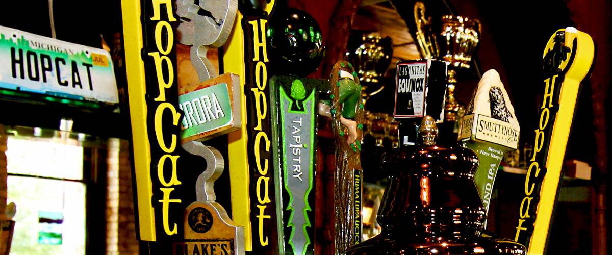 HopCat tap handles