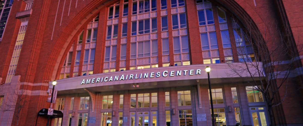 AMERICAN AIRLINES CENTER DALLAS MARCH 2017: The AAC is a multi-purpose arena