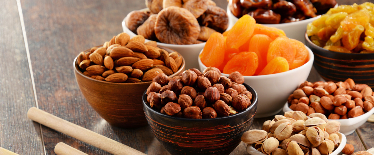 Dried fruit and nuts