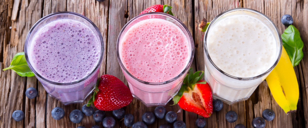 Assorted smoothies