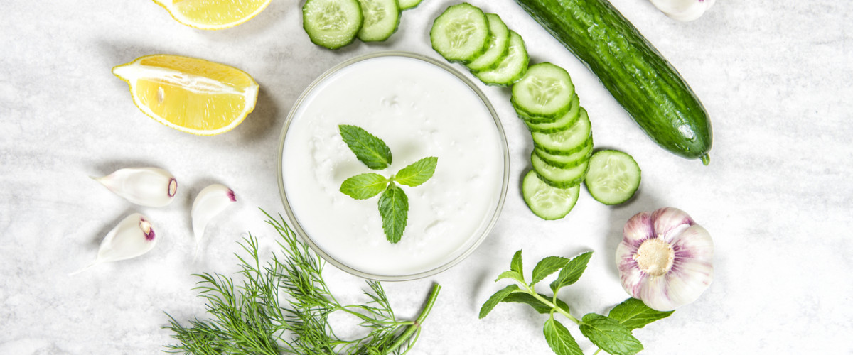 Ingredients for tzatiki sauce
