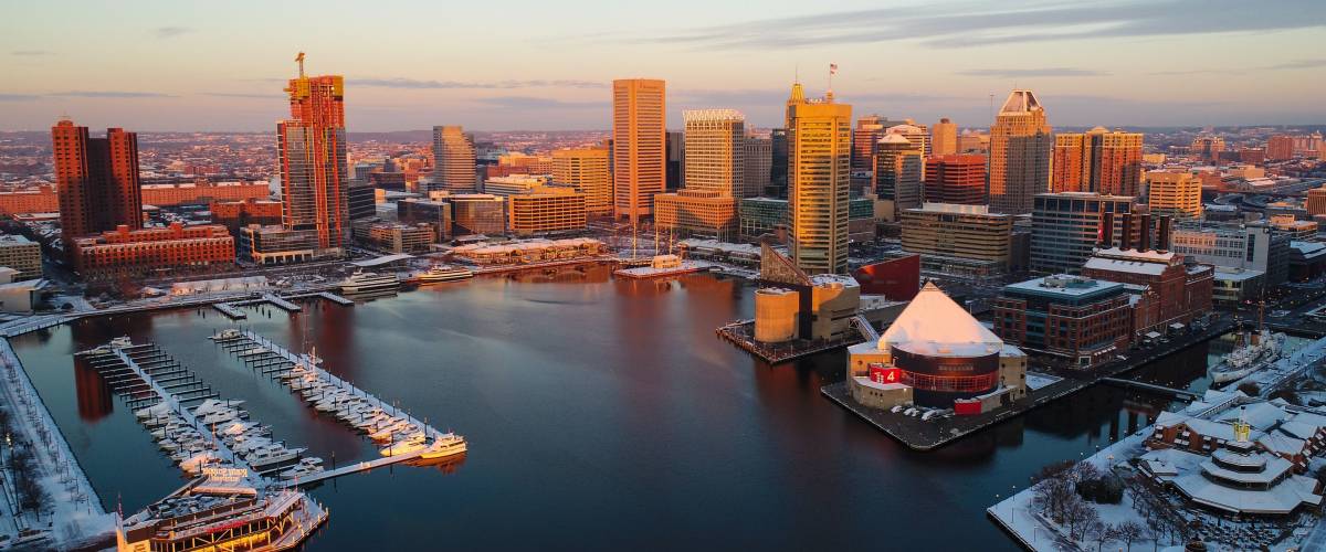 A December morning, Baltimore, Maryland