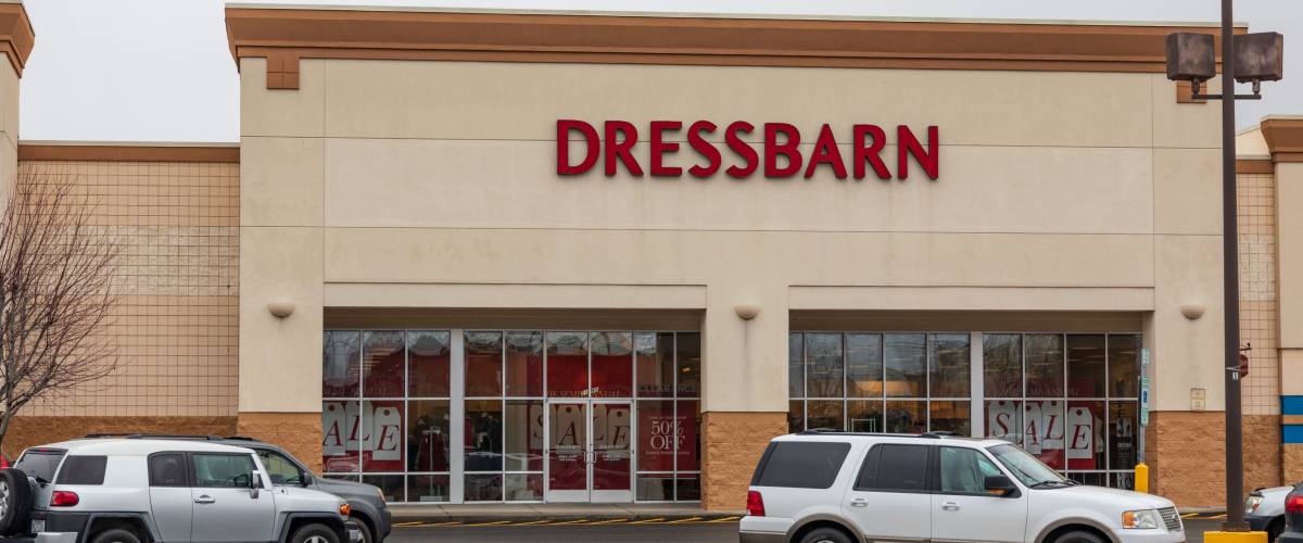HICKORY, NC, USA-1/3/19: Dress Barn, a subsidiary of Ascena Retail Group, is a retailer of women's clothing.