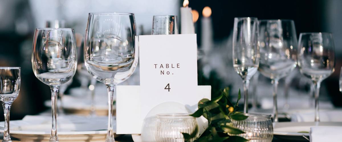 A very nicely decorated wedding table