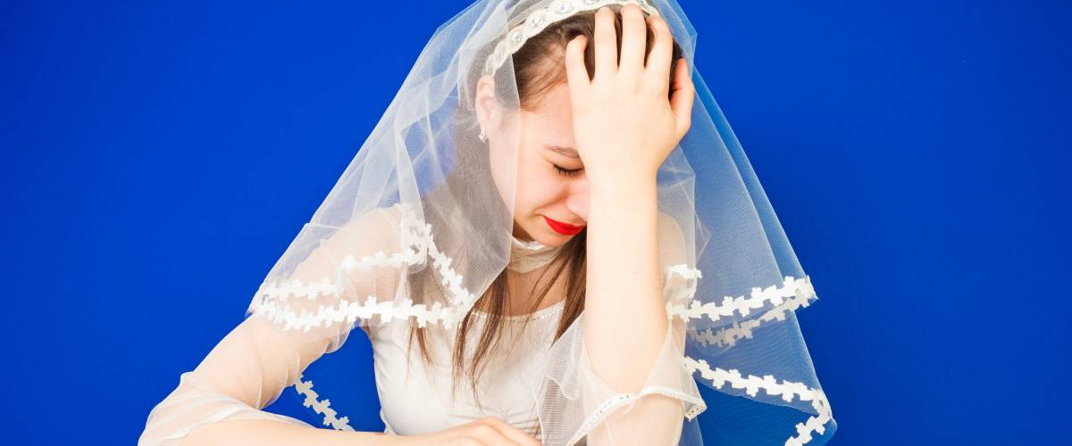 bride facepalm