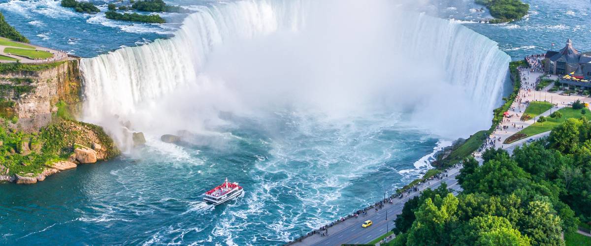 Niagara Falls drone shot