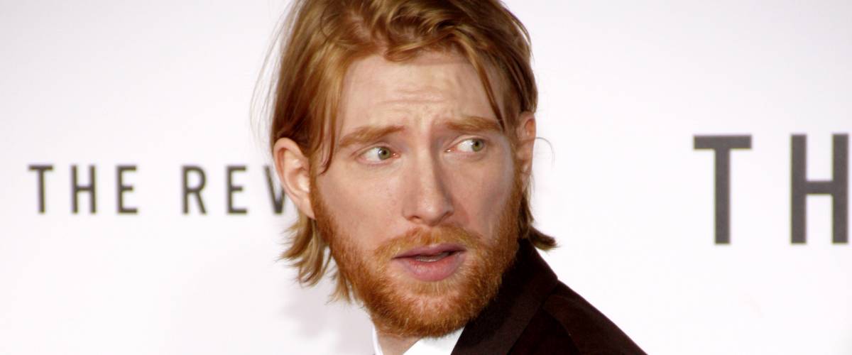Domhnall Gleeson at the Los Angeles premiere of The Revenant