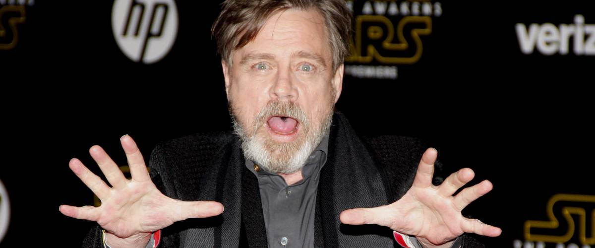 Mark Hamill at the World premiere of Star Wars: The Force Awakens held at the TCL Chinese Theatre in Hollywood, USA