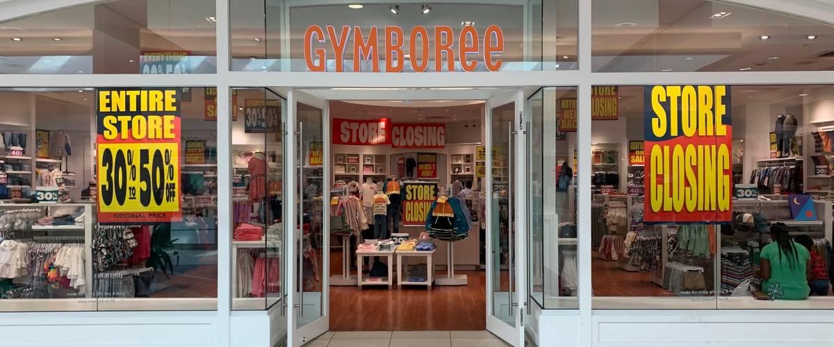 A Gymboree store going out of business in Miami, FL