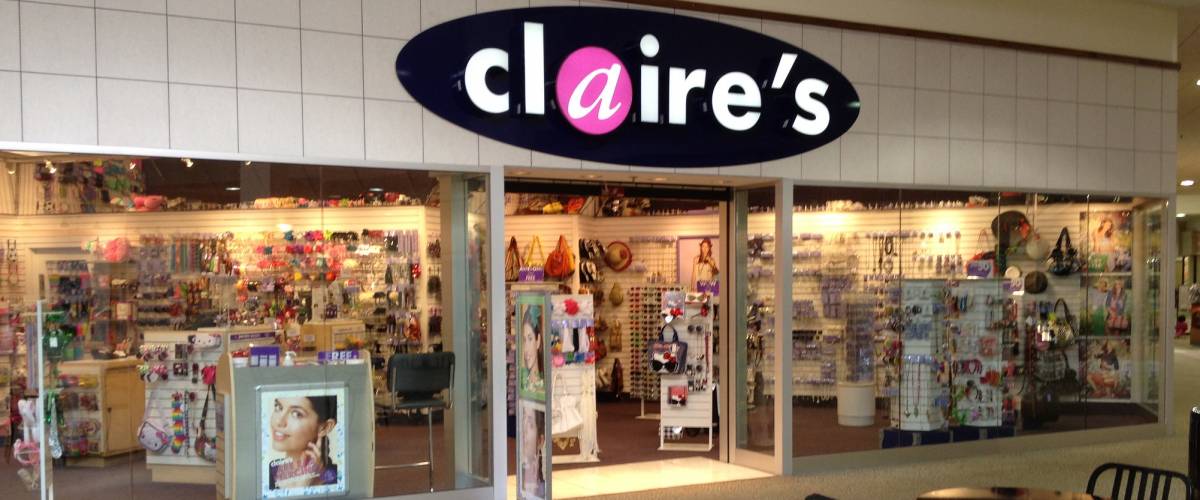 A Claire's store in Hendersonville, NC