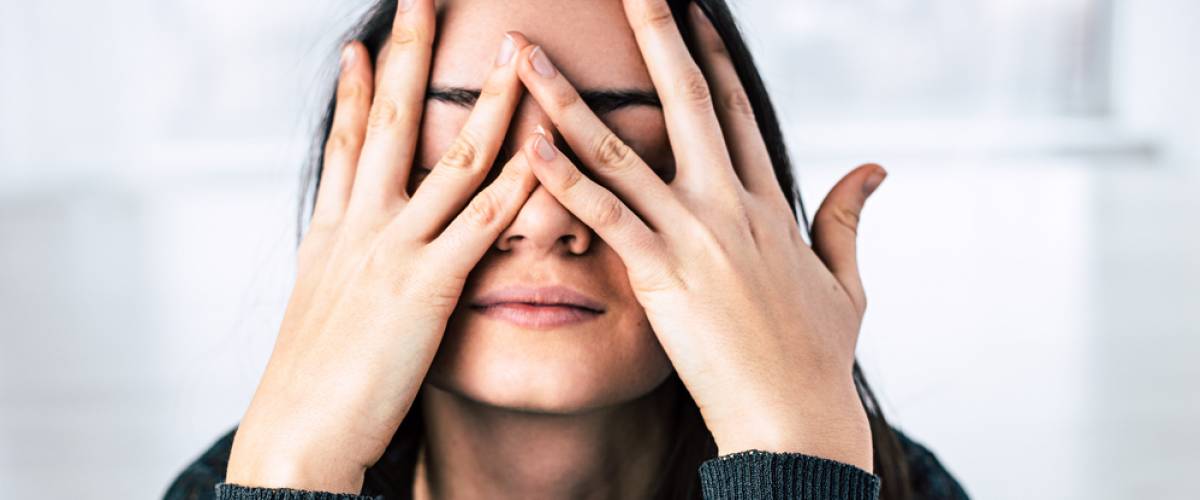 woman stressed