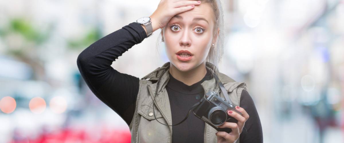 photographer angry