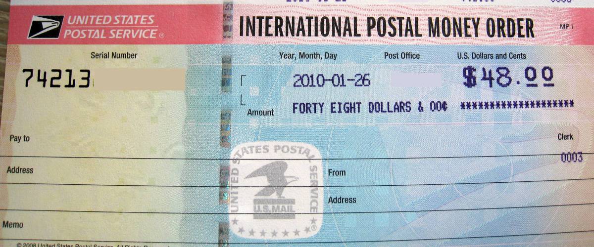 U.S. Postal Service money order