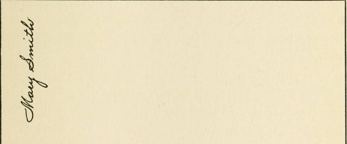 A check endorsed by Mary Smith