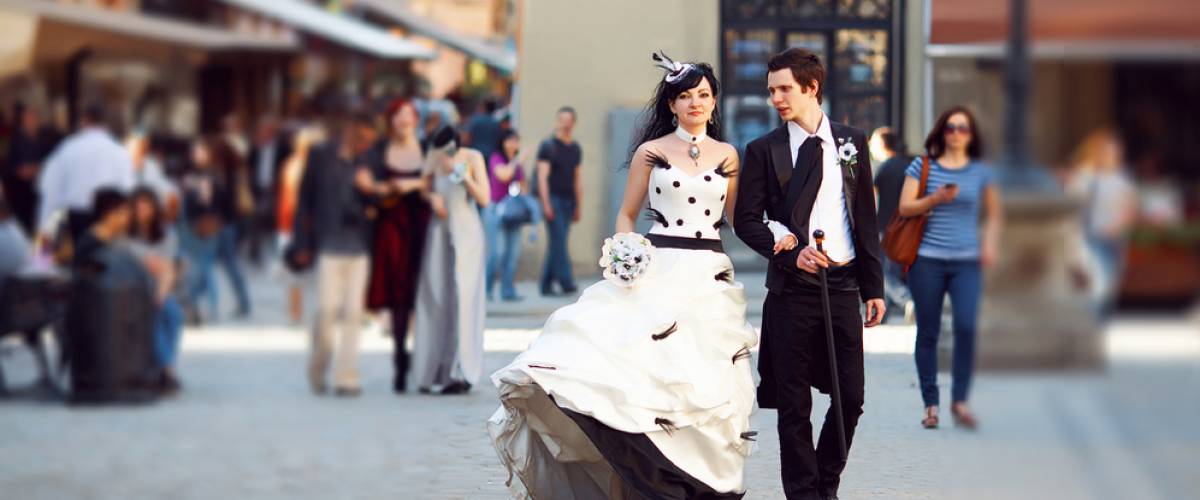 fun wedding dress