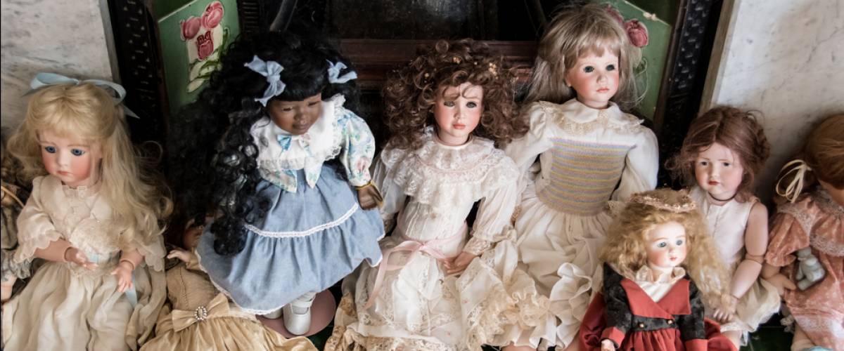 Porcelain doll collection