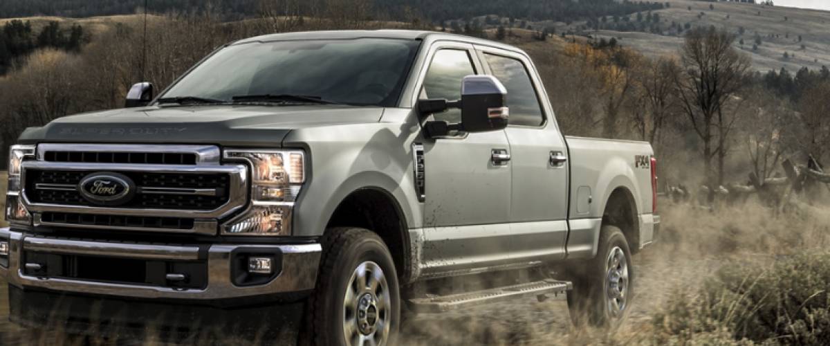 Gray Ford F-350