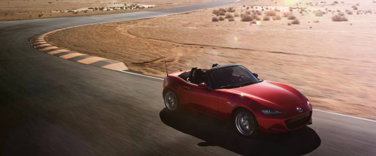 Red Mazda Miata MX-5